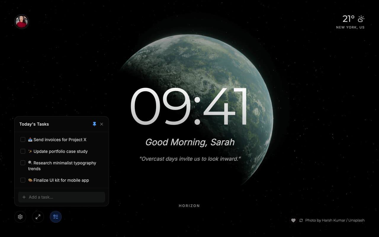 Productivity Task List